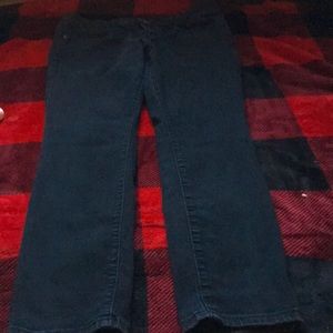 Plain black pair of jeans. I can’t fit them anymore